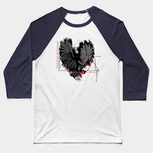 Raven Elegance Baseball T-Shirt